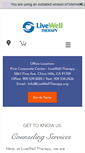Mobile Screenshot of livewelltherapy.org